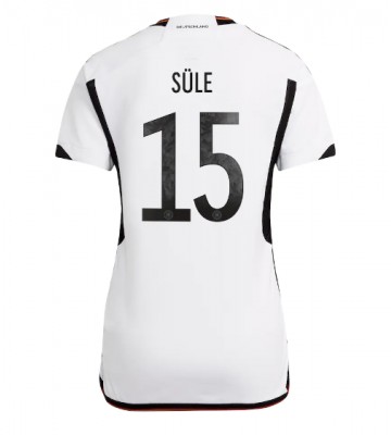 Tyskland Niklas Sule #15 Hjemmedrakt Kvinner VM 2022 Kortermet